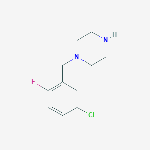 1-(5-Chloro-2-fluorobenzyl)piperazine