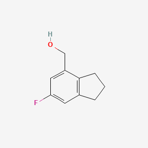 (6-fluoro-2,3-dihydro-1H-inden-4-yl)methanol