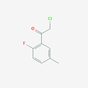 2-Chloro-1-(2-fluoro-5-methylphenyl)ethan-1-one