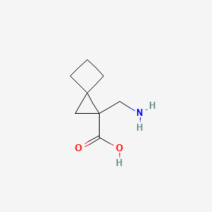 molecular formula C8H13NO2 B13612347 1-(aminomethyl)spiro[2.3]hexane-1-carboxylic Acid CAS No. 724773-02-8