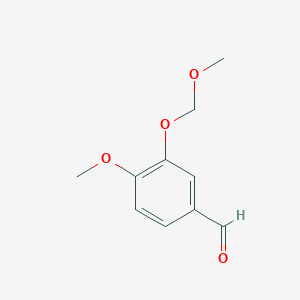 molecular formula C10H12O4 B1361236 4-甲氧基-3-(甲氧基甲氧基)苯甲醛 CAS No. 5779-98-6