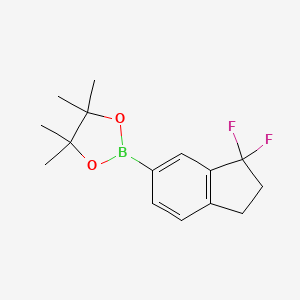 2-(3,3-difluoro-2,3-dihydro-1H-inden-5-yl)-4,4,5,5-tetramethyl-1,3,2-dioxaborolane