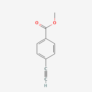 molecular formula C10H8O2 B1361237 4-乙炔基苯甲酸甲酯 CAS No. 3034-86-4