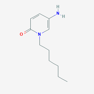 5-Amino-1-hexylpyridin-2(1h)-one