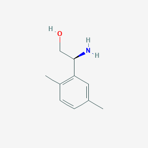 molecular formula C10H15NO B13612395 (S)-2-Amino-2-(2,5-dimethylphenyl)ethan-1-OL 