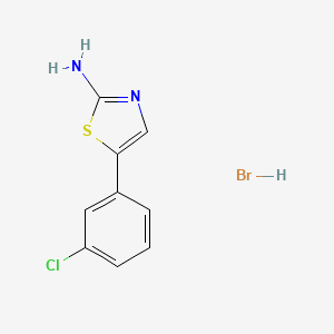 5-(3-Chlorophenyl)-1,3-thiazol-2-aminehydrobromide