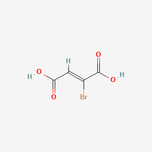 molecular formula C4H3BrO4 B1361242 溴富马酸 CAS No. 644-80-4