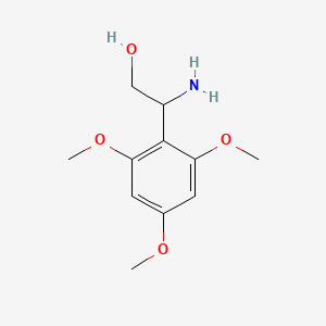 2-Amino-2-(2,4,6-trimethoxyphenyl)ethan-1-ol