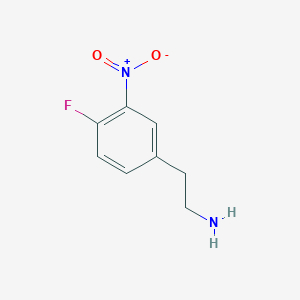 2-(4-Fluoro-3-nitrophenyl)ethanamine