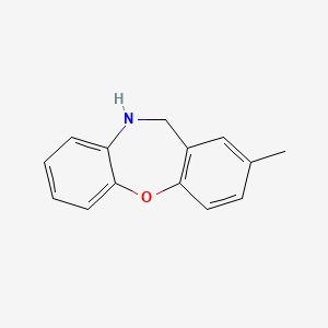 molecular formula C14H13NO B1361256 2-甲基-10,11-二氢-二苯并[b,f][1,4]恶杂环庚三烯 CAS No. 443749-33-5