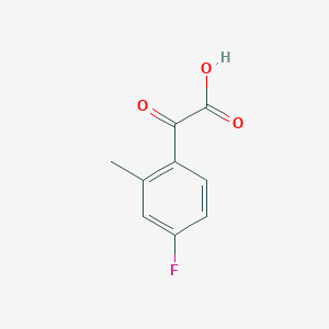 2-(4-Fluoro-2-methylphenyl)-2-oxoacetic acid