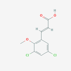 (2E)-3-(3,5-dichloro-2-methoxyphenyl)prop-2-enoic acid