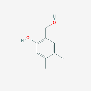 molecular formula C9H12O2 B13612663 2-(Hydroxymethyl)-4,5-dimethylphenol CAS No. 10496-92-1