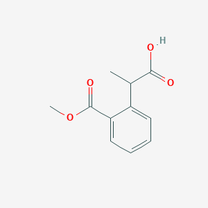 2-[2-(Methoxycarbonyl)phenyl]propanoic acid