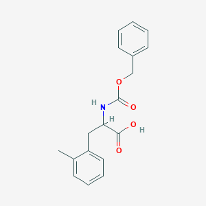 molecular formula C18H19NO4 B13612723 2-{[(Benzyloxy)carbonyl]amino}-3-(2-methylphenyl)propanoic acid 