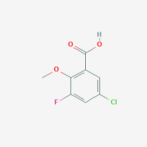 5-Chloro-3-fluoro-2-methoxybenzoic acid