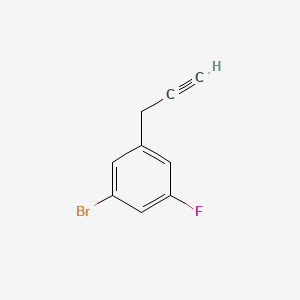 1-Bromo-3-fluoro-5-(prop-2-yn-1-yl)benzene