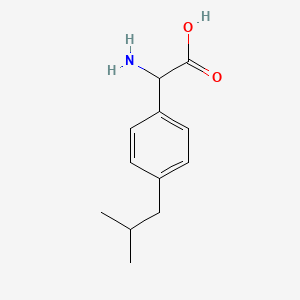 2-Amino-2-(4-isobutylphenyl)acetic acid