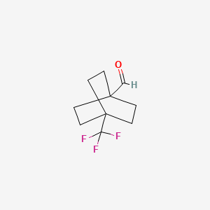 4-(Trifluoromethyl)bicyclo[2.2.2]octane-1-carbaldehyde