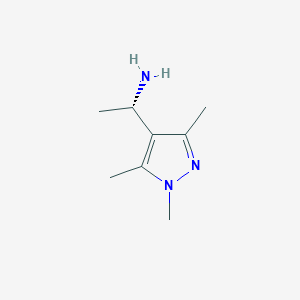 (S)-1-(1,3,5-Trimethyl-1h-pyrazol-4-yl)ethan-1-amine