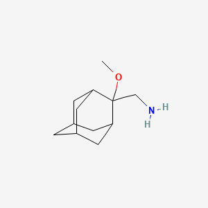 molecular formula C12H21NO B13612815 (2-Methoxyadamantan-2-yl)methanamine 