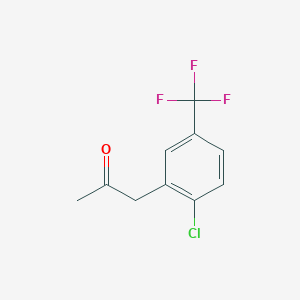 1-[2-Chloro-5-(trifluoromethyl)phenyl]propan-2-one