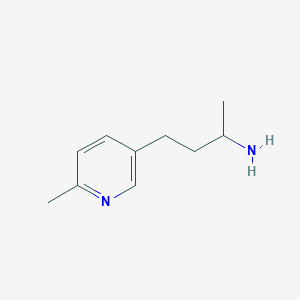 4-(6-Methylpyridin-3-yl)butan-2-amine