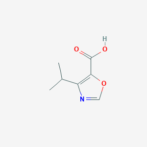 molecular formula C7H9NO3 B13612838 4-(Propan-2-yl)-1,3-oxazole-5-carboxylicacid 