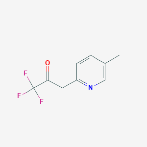 1,1,1-Trifluoro-3-(5-methylpyridin-2-yl)propan-2-one