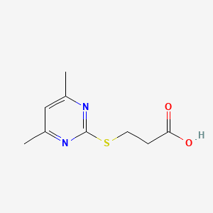 B1361289 2-(2-Carboxyethyl)thio-4,6-dimethylpyrimidine CAS No. 247225-29-2