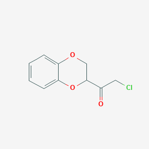 2-Chloro-1-(2,3-dihydro-1,4-benzodioxin-2-yl)ethanone