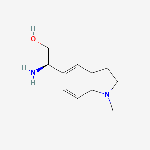 (R)-2-Amino-2-(1-methylindolin-5-yl)ethan-1-ol