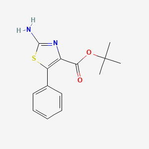 tert-Butyl 2-amino-5-phenylthiazole-4-carboxylate