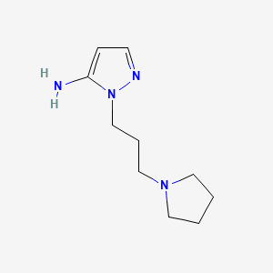 1-[3-(pyrrolidin-1-yl)propyl]-1H-pyrazol-5-amine