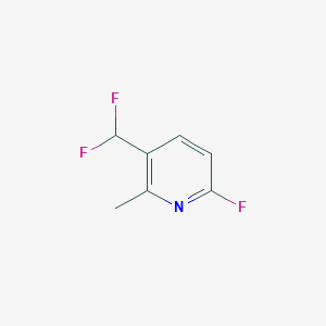 3-(Difluoromethyl)-6-fluoro-2-methylpyridine