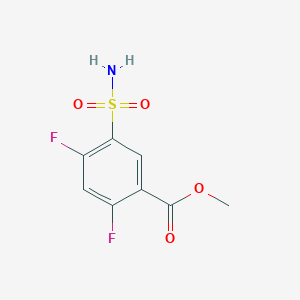 Methyl 2,4-difluoro-5-sulfamoylbenzoate