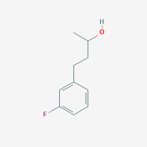 molecular formula C10H13FO B13613040 4-(3-Fluorophenyl)butan-2-ol 