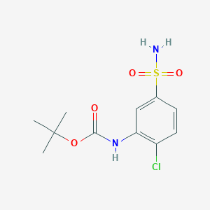 Tert-butyl (2-chloro-5-sulfamoylphenyl)carbamate