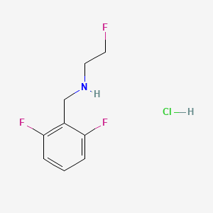 [(2,6-Difluorophenyl)methyl](2-fluoroethyl)aminehydrochloride