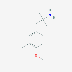 1-(4-Methoxy-3-methylphenyl)-2-methylpropan-2-amine