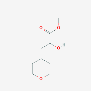 (R)-methyl 2-hydroxy-3-(tetrahydro-2H-pyran-4-yl)propanoate