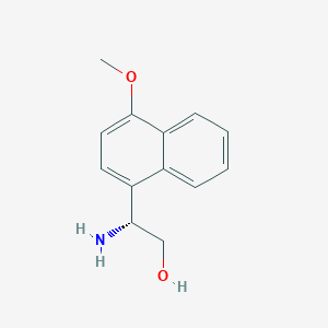 (r)-2-Amino-2-(4-methoxynaphthalen-1-yl)ethan-1-ol