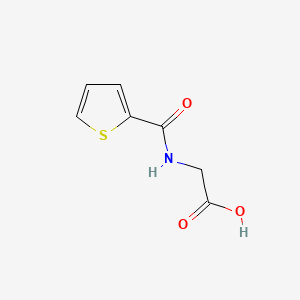 molecular formula C7H7NO3S B1361314 [(噻吩-2-羰基)-氨基]-乙酸 CAS No. 33955-17-8