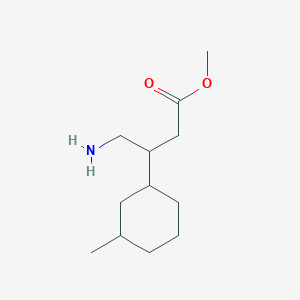 Methyl 4-amino-3-(3-methylcyclohexyl)butanoate