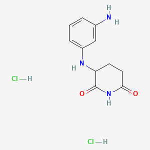 3-[(3-Aminophenyl)amino]piperidine-2,6-dionedihydrochloride