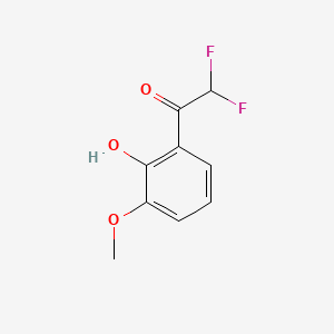 2,2-Difluoro-1-(2-hydroxy-3-methoxyphenyl)ethan-1-one