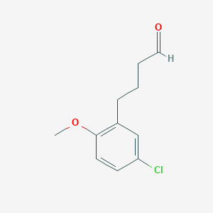 4-(5-Chloro-2-methoxyphenyl)butanal