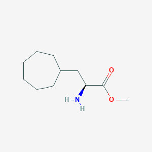 Methyl (S)-2-amino-3-cycloheptyl-propionate