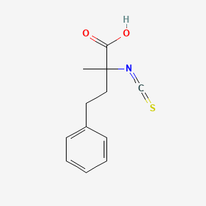 2-Isothiocyanato-2-methyl-4-phenylbutanoic acid