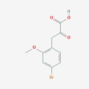 3-(4-Bromo-2-methoxyphenyl)-2-oxopropanoic acid